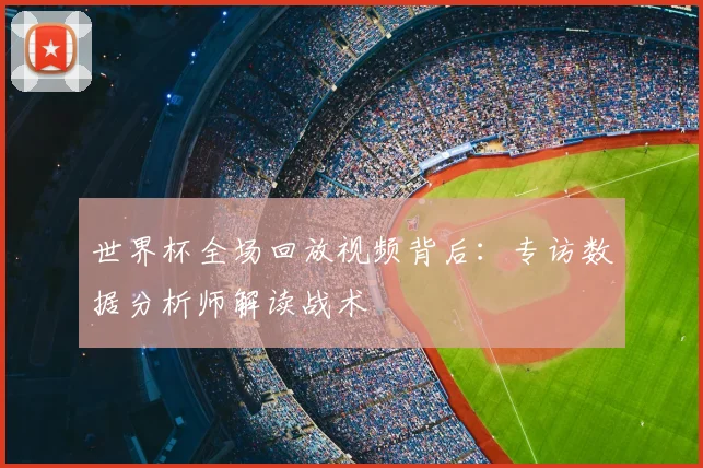 世界杯全场回放视频背后：专访数据分析师解读战术