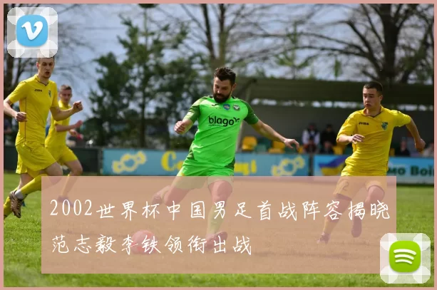 2002世界杯中国男足首战阵容揭晓范志毅李铁领衔出战